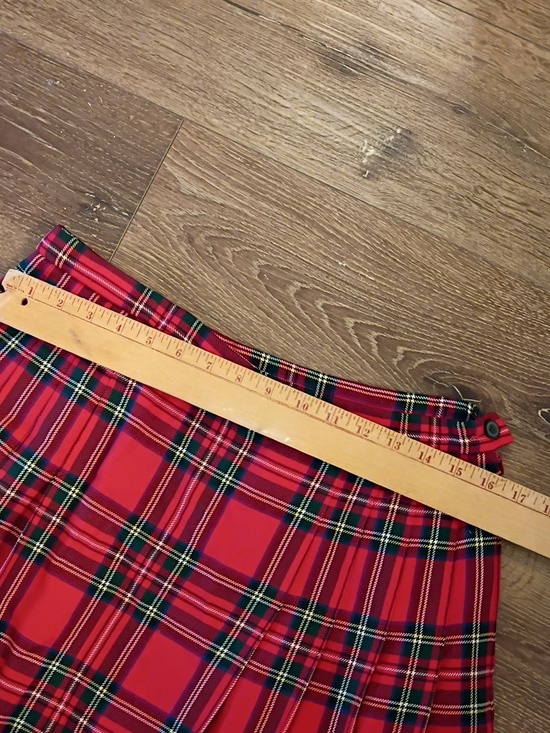 Pendleton Red Tartan Midi Skirt - Picture 7 of 8
